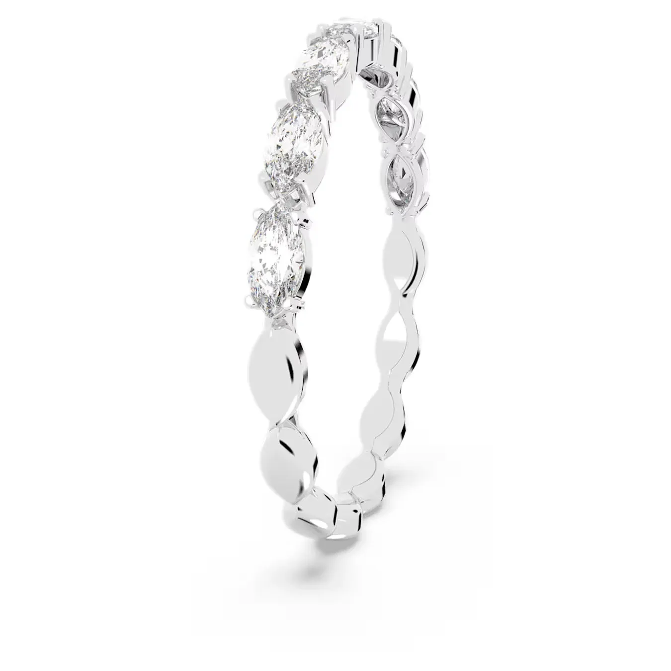 SWAROVSKI 5366579 (SIZE 52) Matrix Vittore ring Marquise cut, White, Rhodium plated