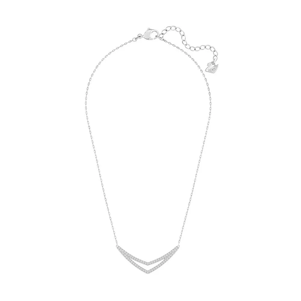 SWAROVSKI Alpha Medium Necklace - White #5197483