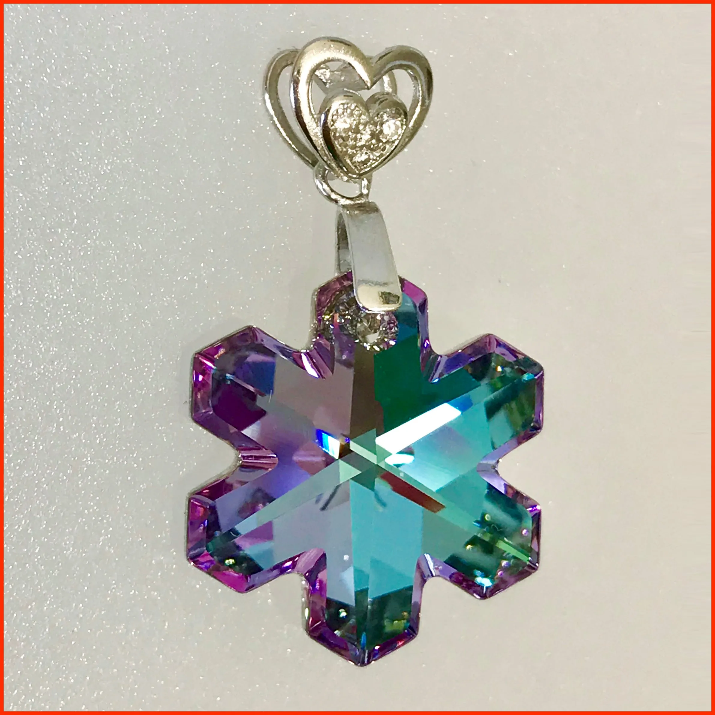 Swarovski Snowflake Pendant