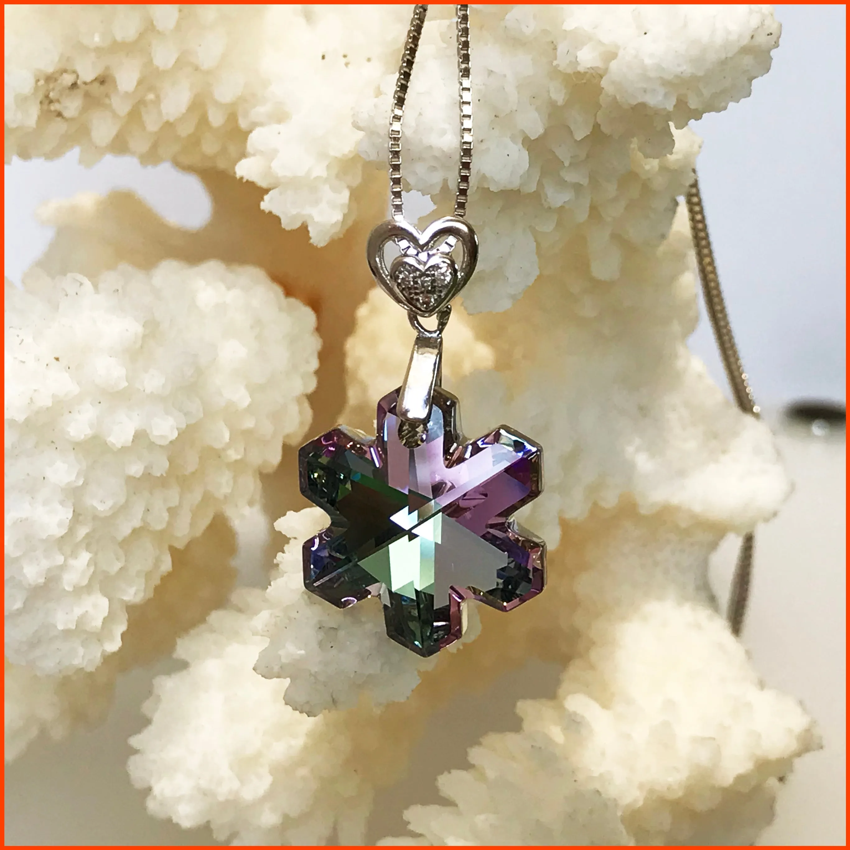 Swarovski Snowflake Pendant