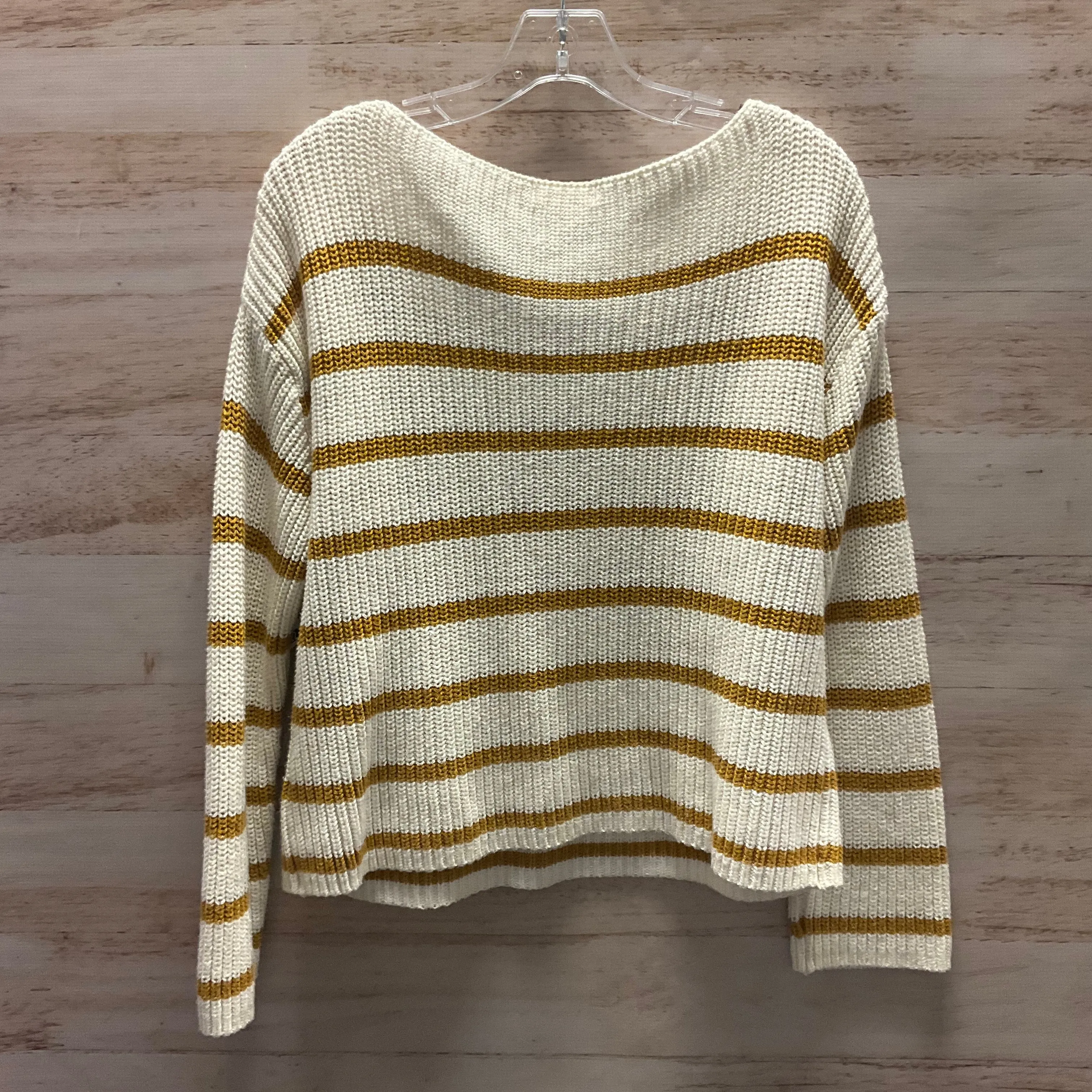 Sweater By H&m In Striped Pattern, Size: M