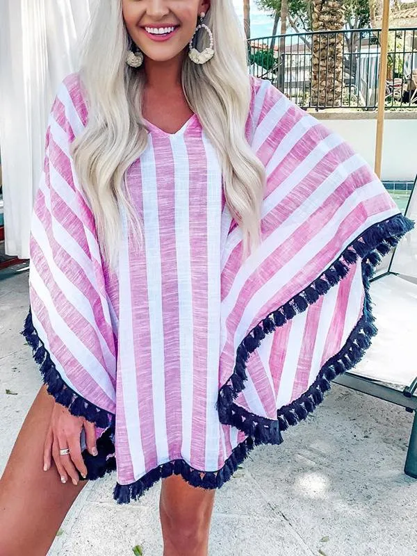 TastyHottie - Elegant Multicolor Stripes Blouses&shirts Tops