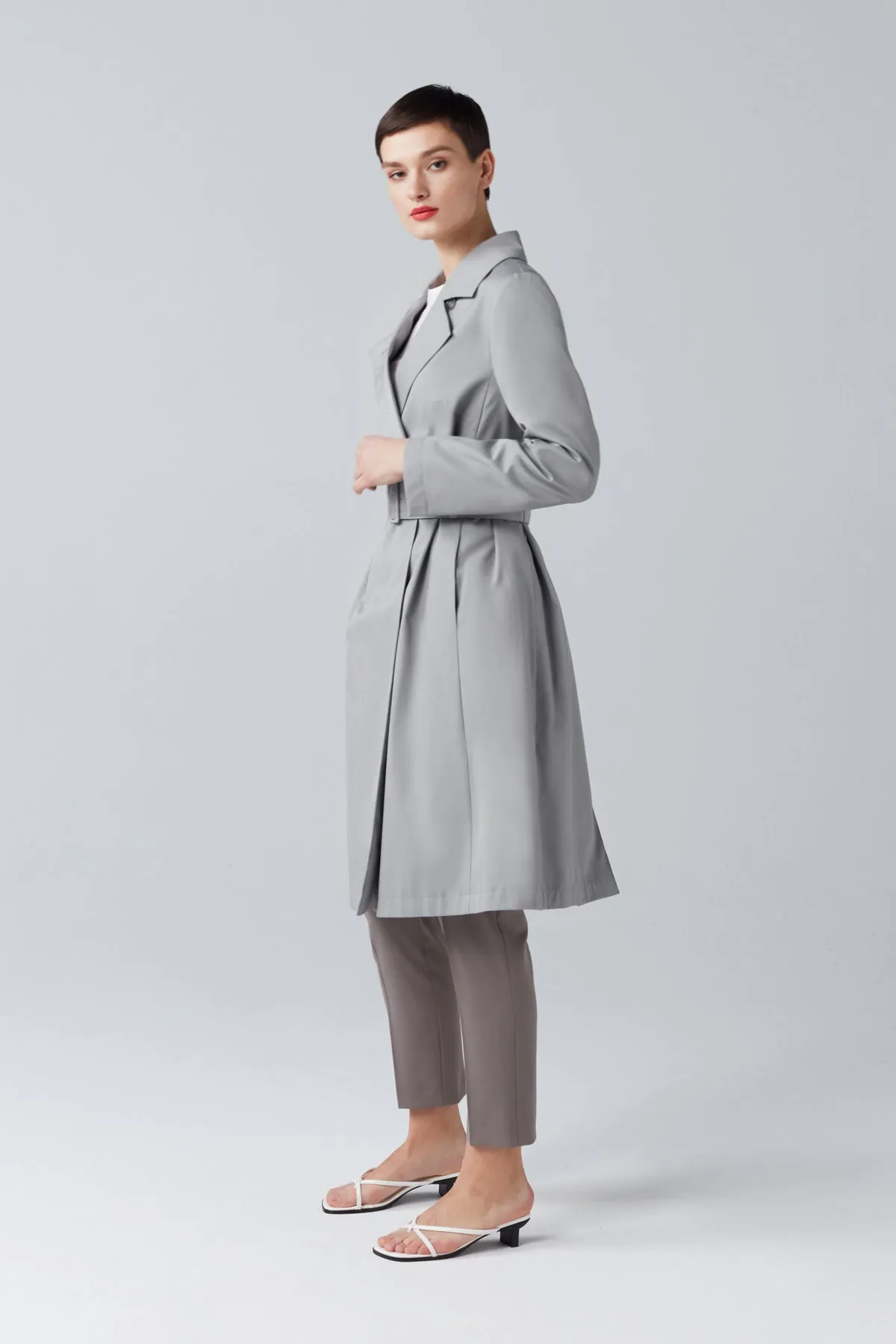 TRENDING TRENCH COAT GREY