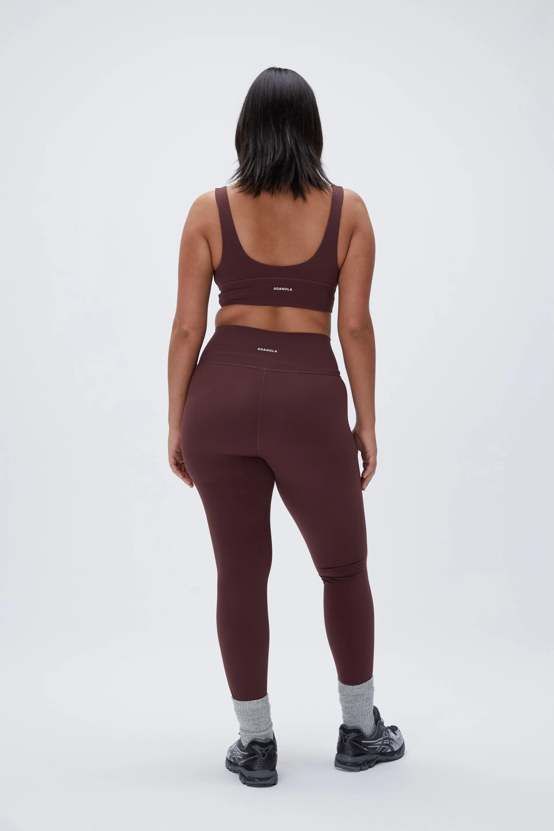 Ultimate Wrap Over Leggings - Burgundy