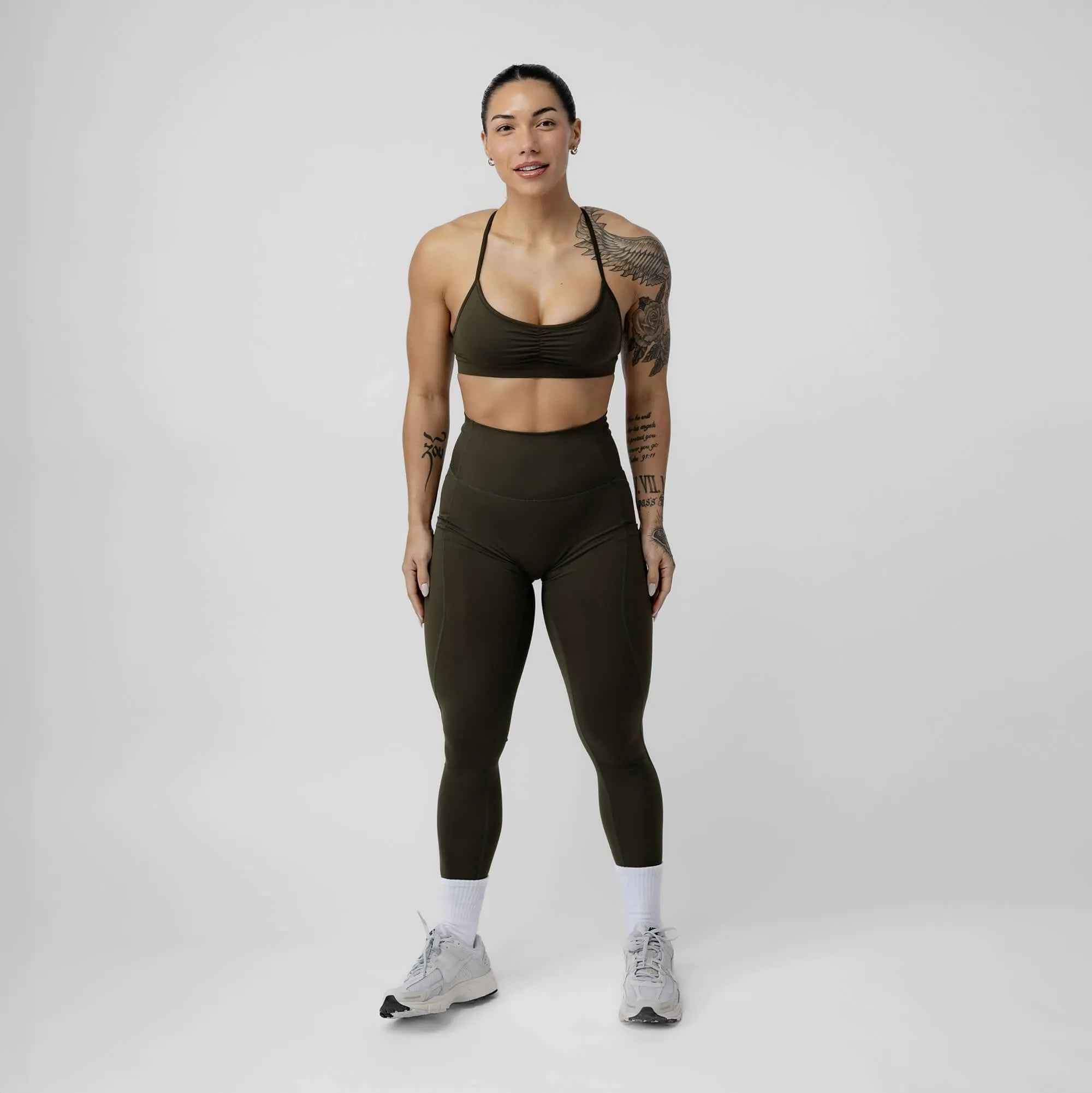 Victory Leggings - Forest Green