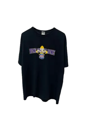 Vintage Louisiana State University Tigers T-Shirt Black XLarge