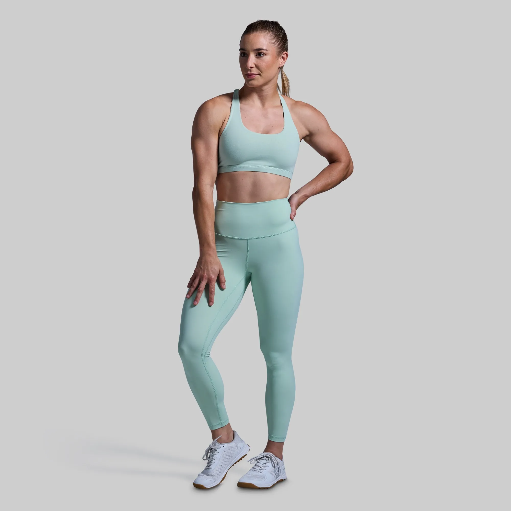 Vitality Sports Bra (Cameo Green)