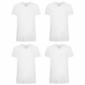 Voordeelbundel: T-Shirts Velo V-hals (4-pack) – Wit