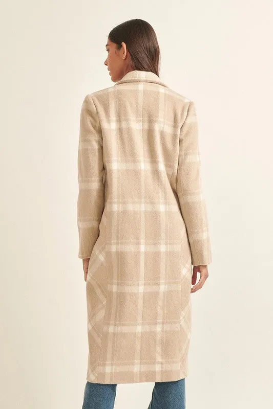 Winston Sand Plaid Coat