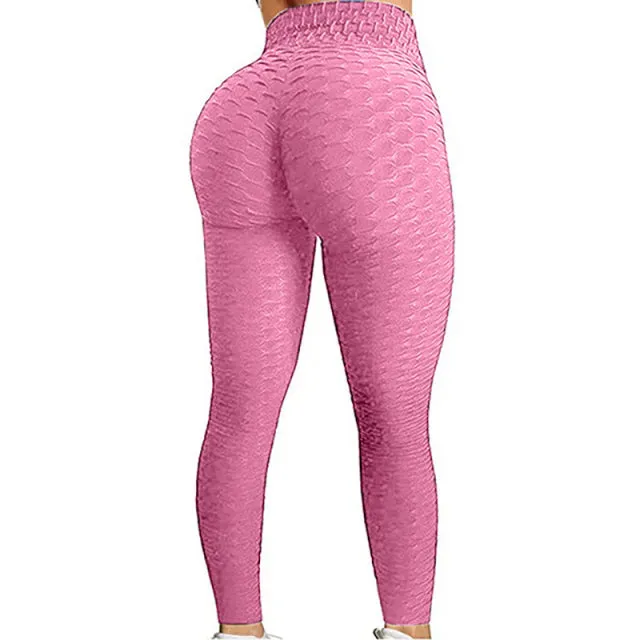 Wjczt Women Sexy Leggings High Elastic Butt Lift Fitness Leggins Female High Waist Breathable Push Up Legging Workout Female