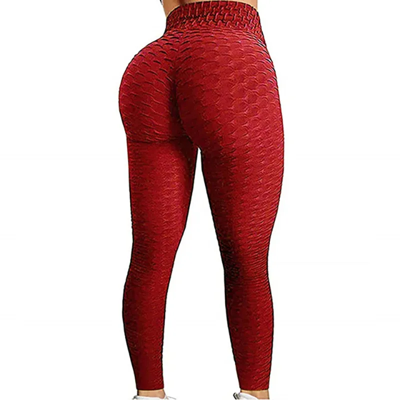 Wjczt Women Sexy Leggings High Elastic Butt Lift Fitness Leggins Female High Waist Breathable Push Up Legging Workout Female