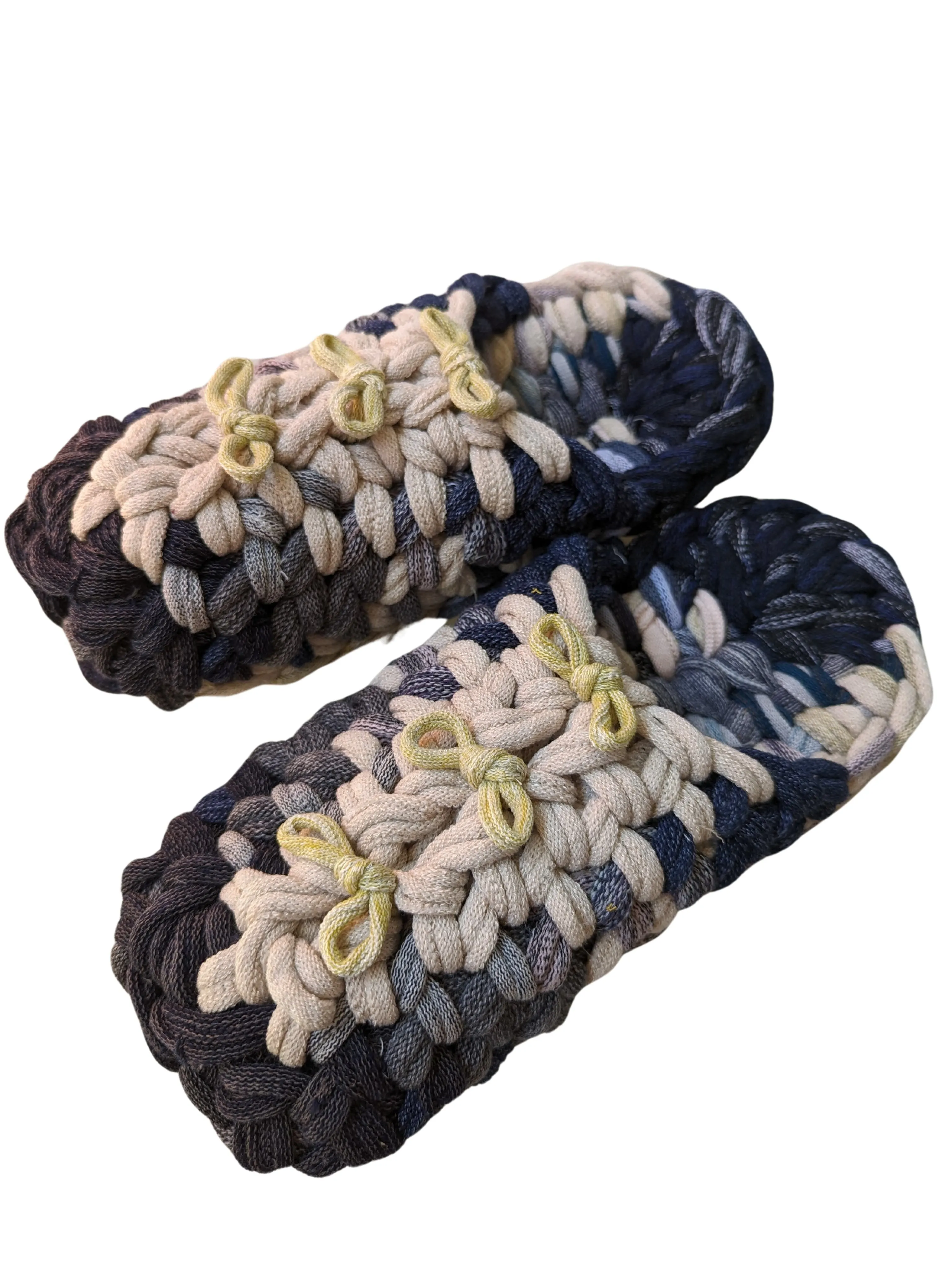 XL | Knit up-cycle slippers 2024-XL69 [XL]