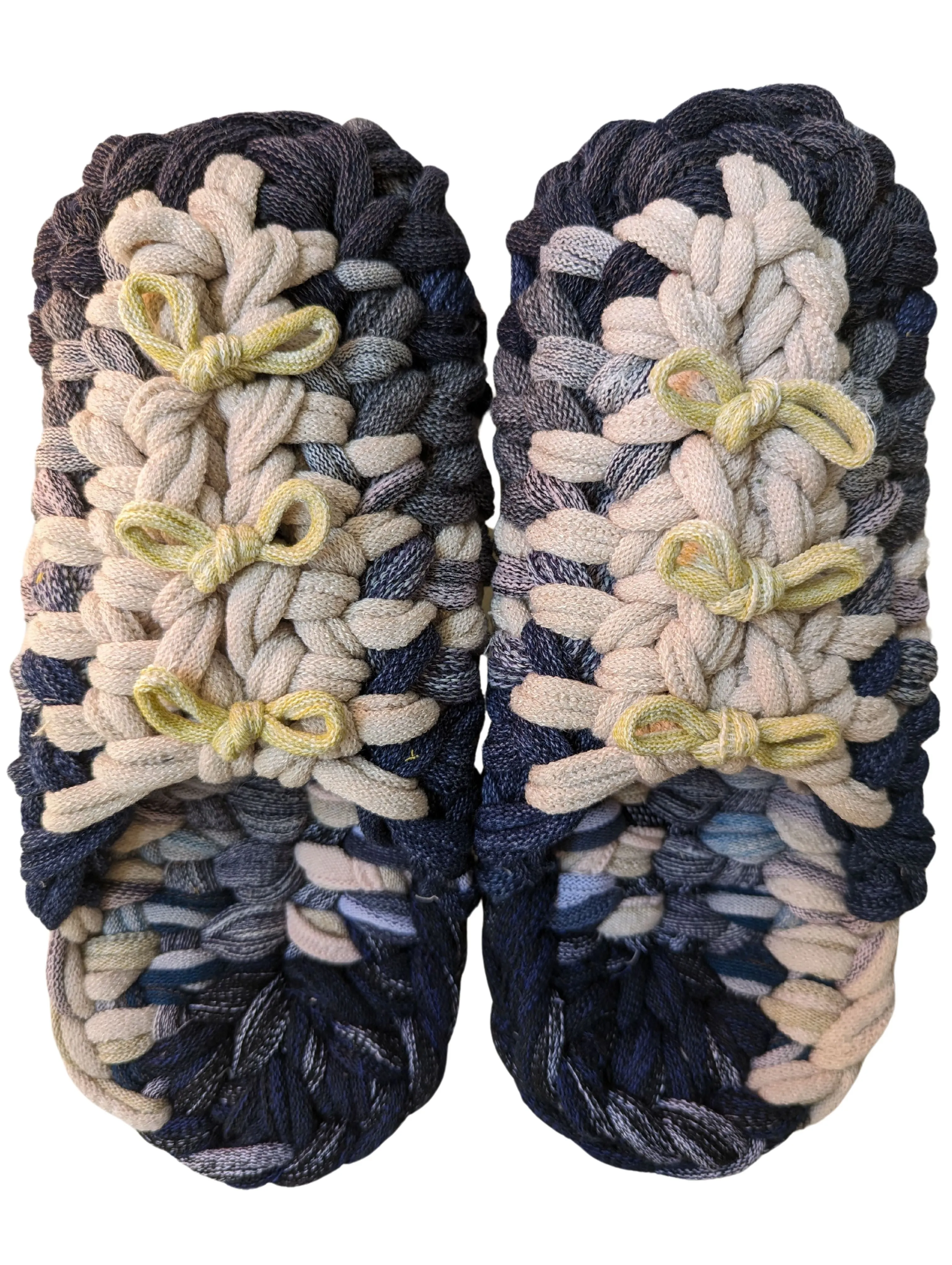 XL | Knit up-cycle slippers 2024-XL69 [XL]